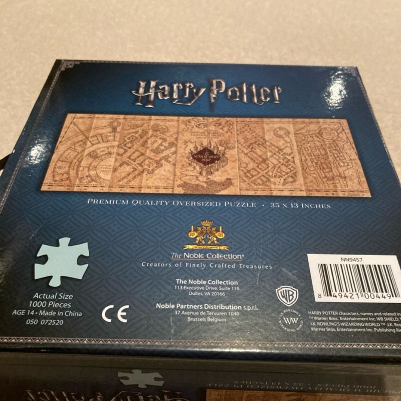 Harry Potter Marauder’s Map 1000pc puzzle