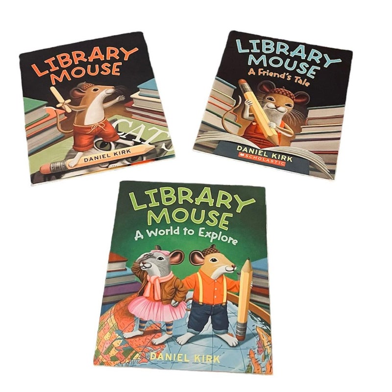 Library Mouse, Library Mouse A Friend’s Tale, Library Mouse A World To Explore (Bundle) 