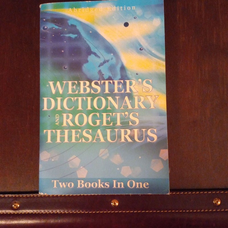 Websters dictionary and thesaurus 