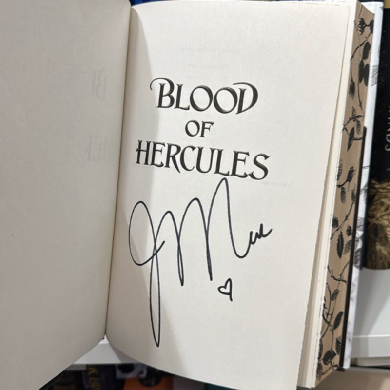Blood of Hercules SIGNED