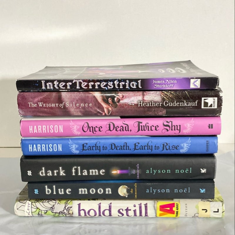 Book lot 7 books young adult 