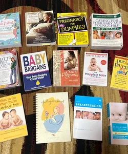  Lot of 13 great books on Pregnancy and Childbirth