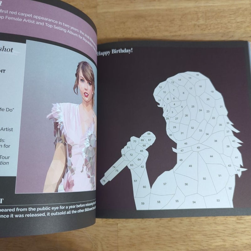 Ultimate Taylor Swift Paint by Sticker Book 100% Unofficial