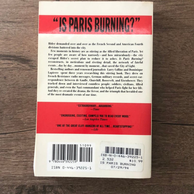 Is Paris Burning