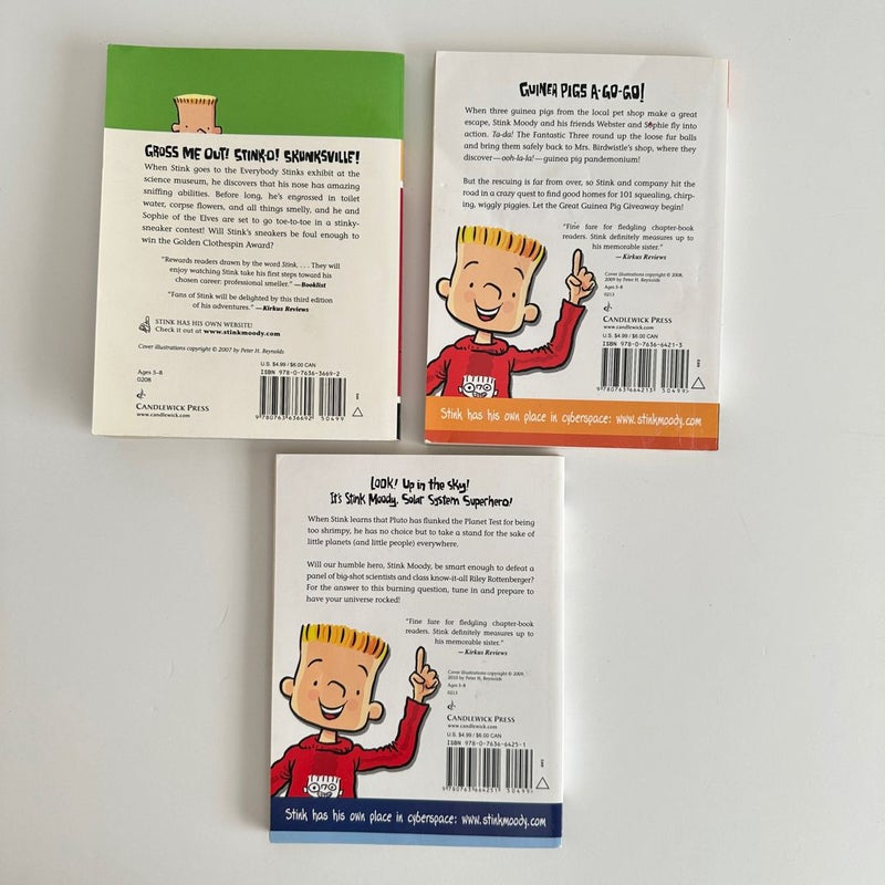 Stink book bundle, 3 books