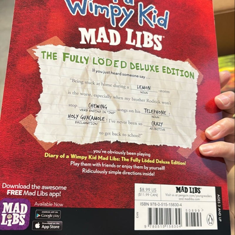 Diary of a Wimpy Kid Mad Libs