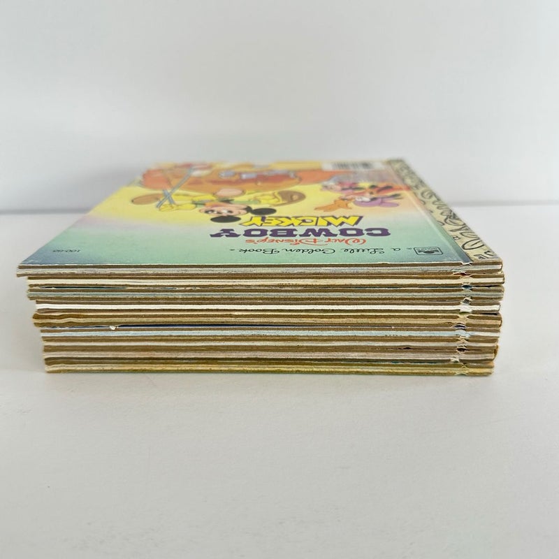 Mickey/Minnie Little Golden Books-Lot of 9