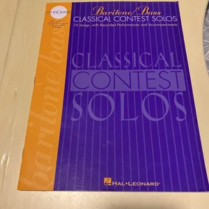 Classical Contest Solos - Baritone/Bass Book/Online Audio