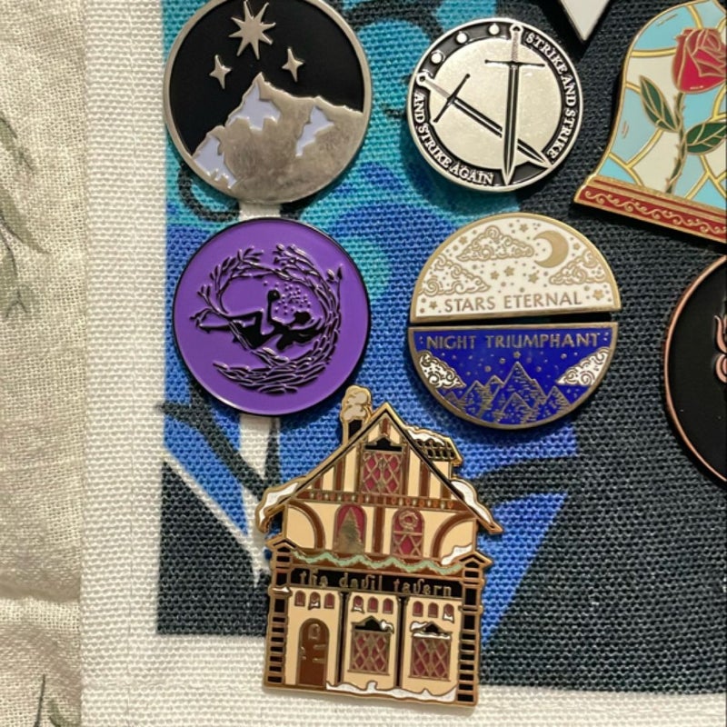 Miscellaneous Bookish Pin (read description before buying)