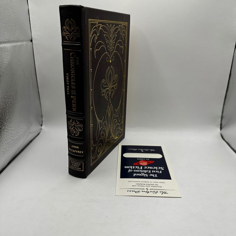 Chronicles of Pern First Fall (Easton Press signed 1st edition)