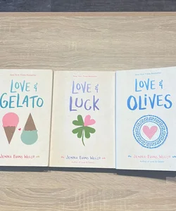 Love and Gelato, Love and Luck, Love and Olives Set