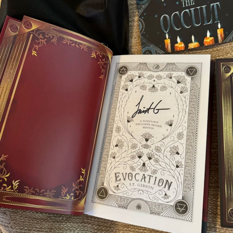 fairyloot evocation and darker by four April box