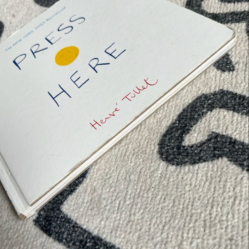 Press Here (Interactive Book for Toddlers and Kids, Interactive Baby Book)