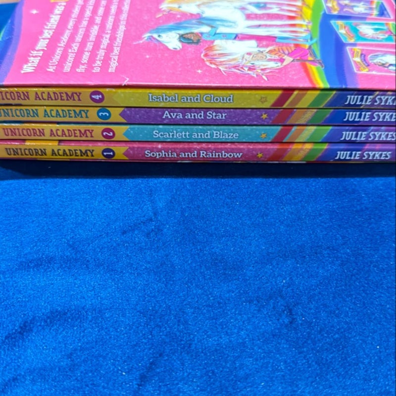 Unicorn Academy: Rainbow of Adventure Boxed Set (Books 1-4)