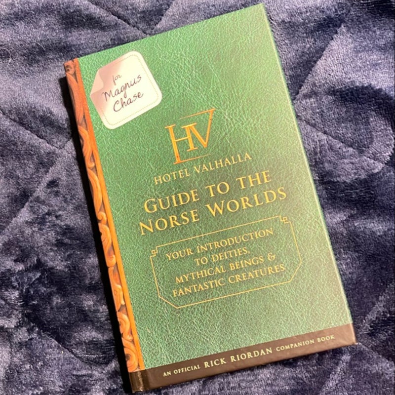 For Magnus Chase: Hotel Valhalla Guide to the Norse Worlds (an Official Rick Riordan Companion Book)