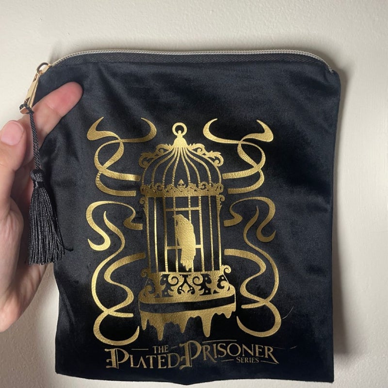 The plated prisoner inspired kindle bag from bookish box