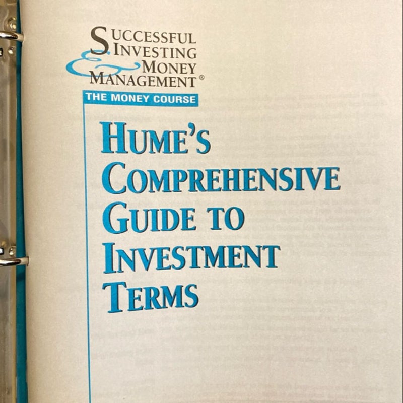 Successful Investing & Money Management  - The Money Course
