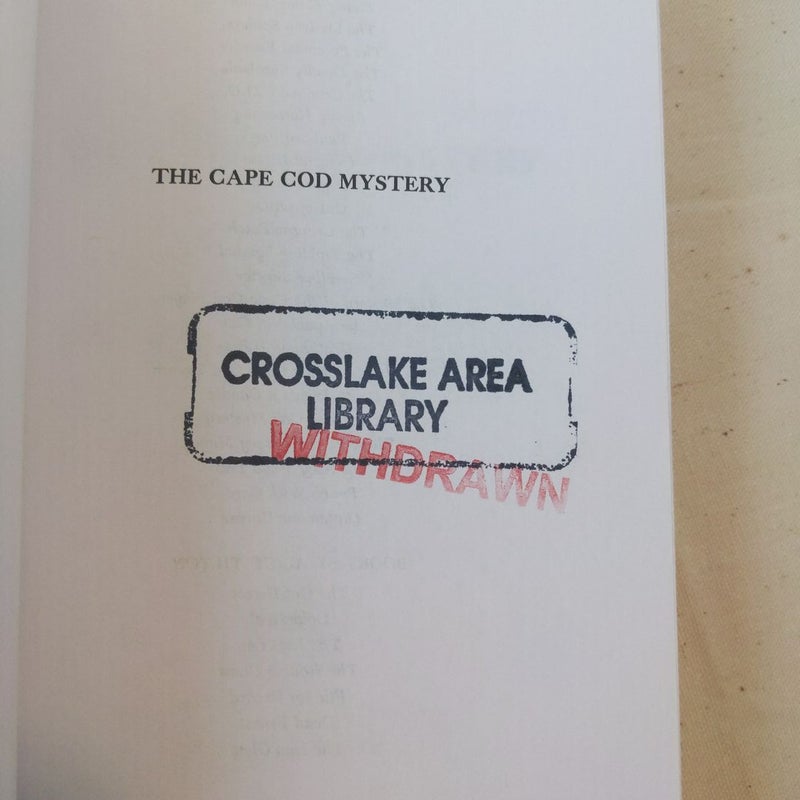 The Cape Cod Mystery #1