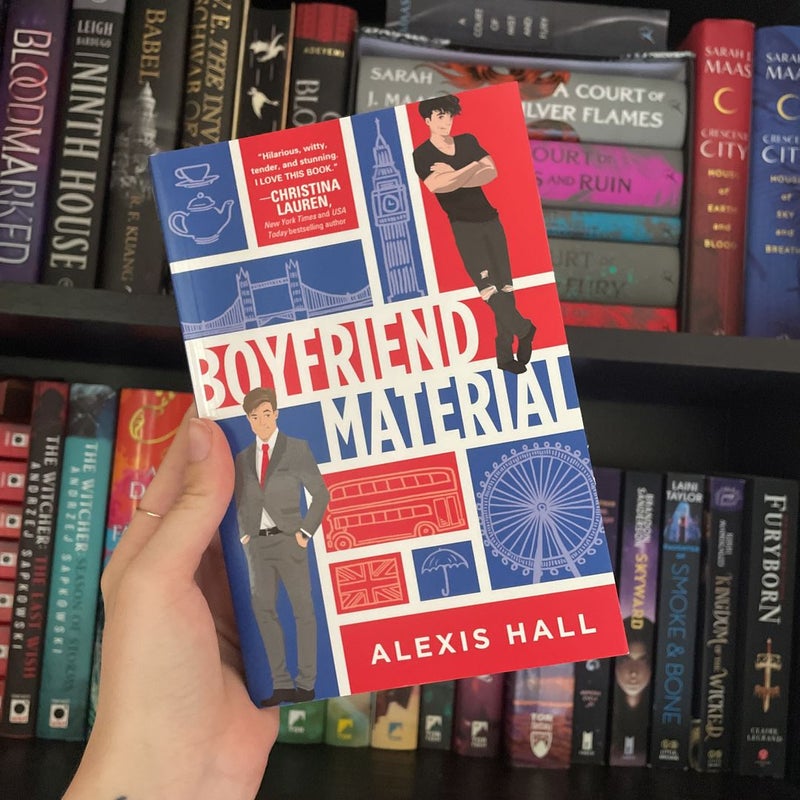 Boyfriend Material by Alexis Hall, Paperback