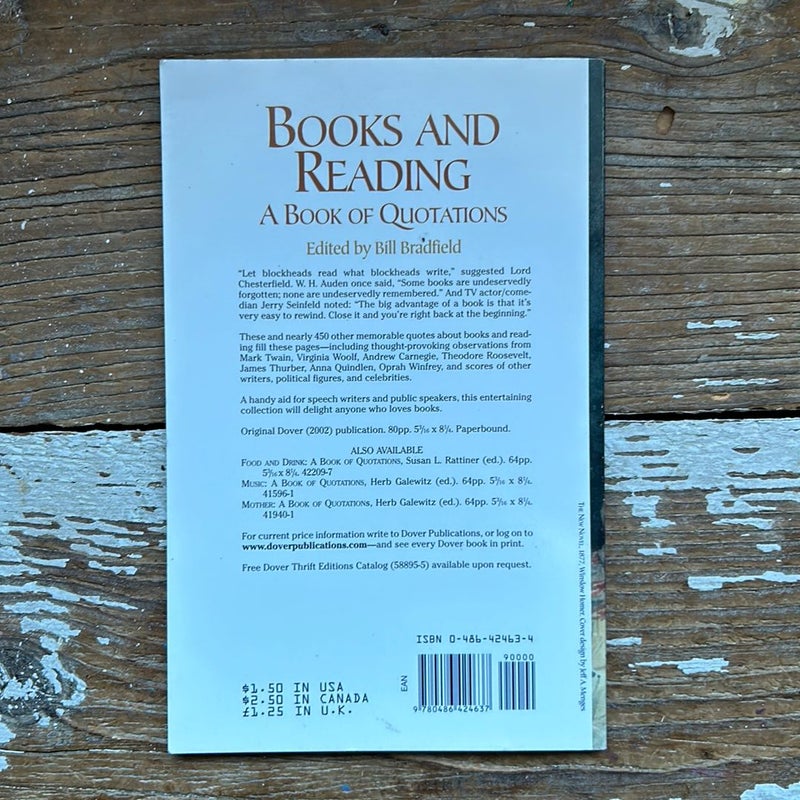 Books and Reading