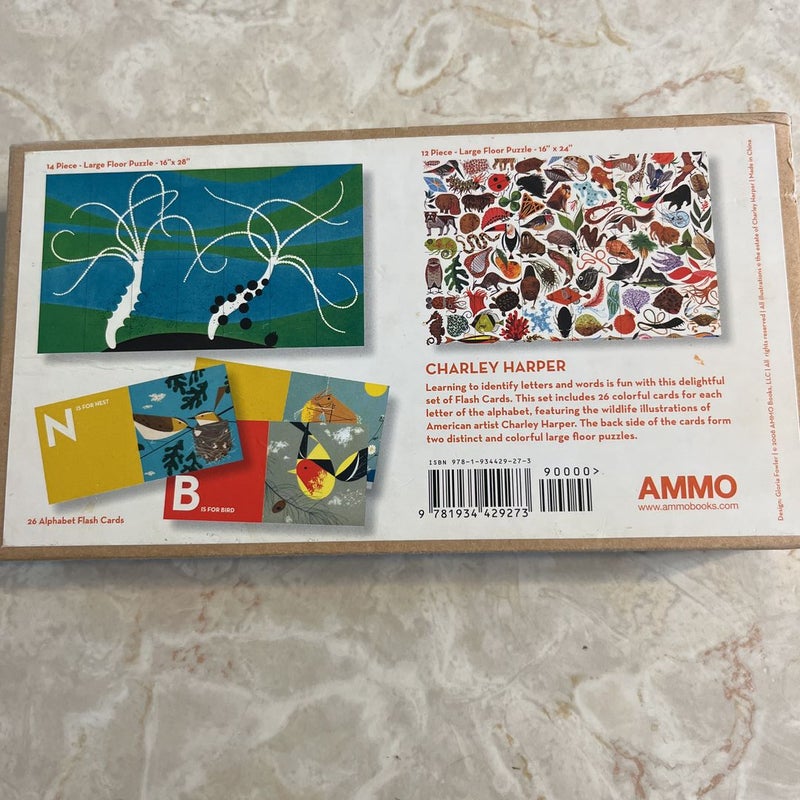 Charley Harper Flash Cards and Floor Puzzles