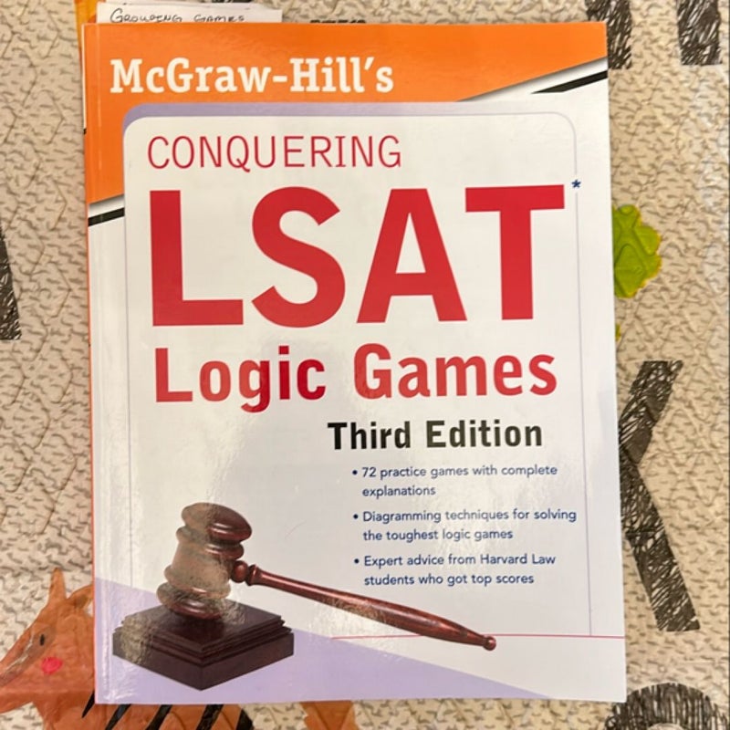 McGraw-Hill's Conquering LSAT Logic Games, Third Edition