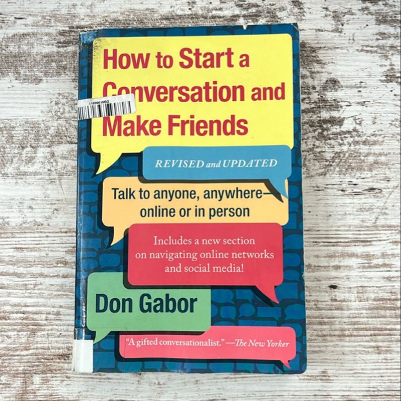 How to Start a Conversation and Make Friends