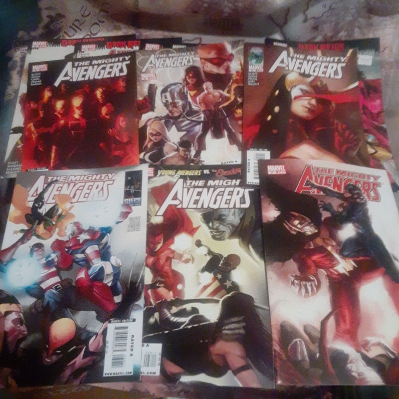 Dan Slott complete Mighty Avengers Comic book lot,  Marvel 2008