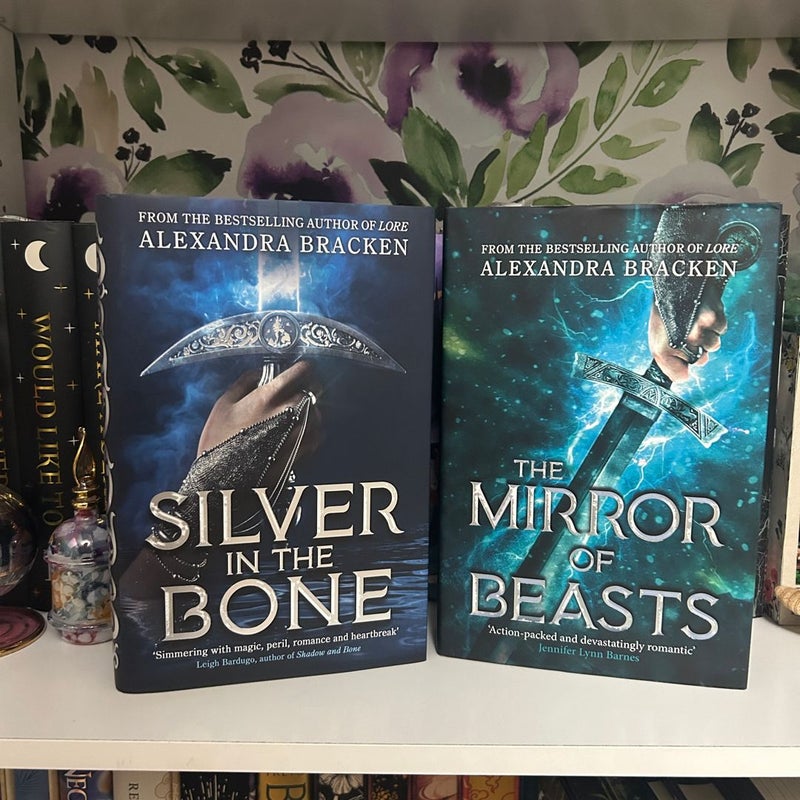 Fairyloot silver in the bone and mirror of beasts