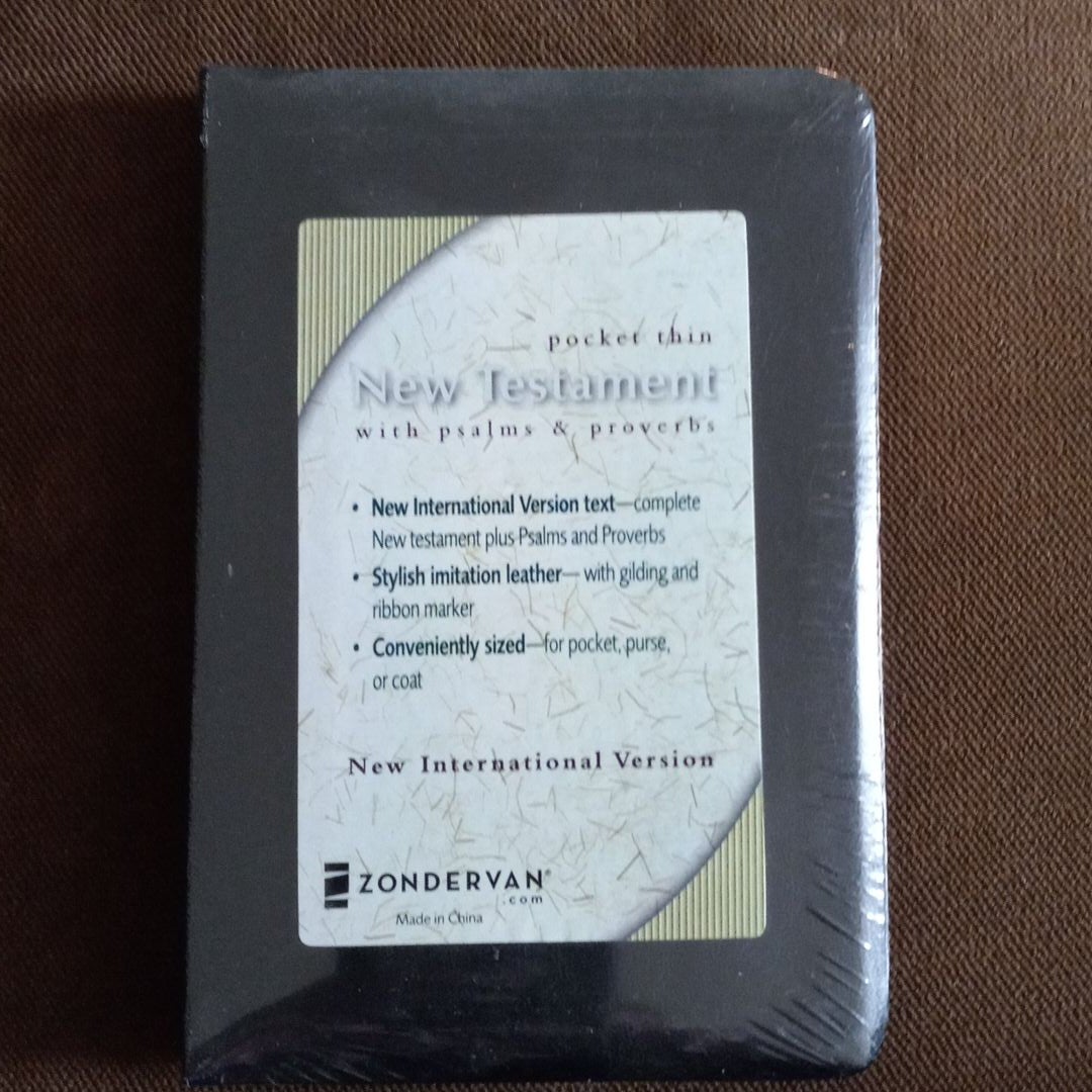 NIV Pocket Thin New Testament with Psalms and Proverbs