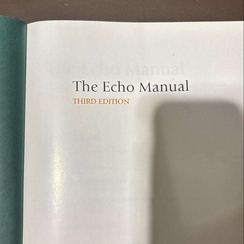 The Echo Manual