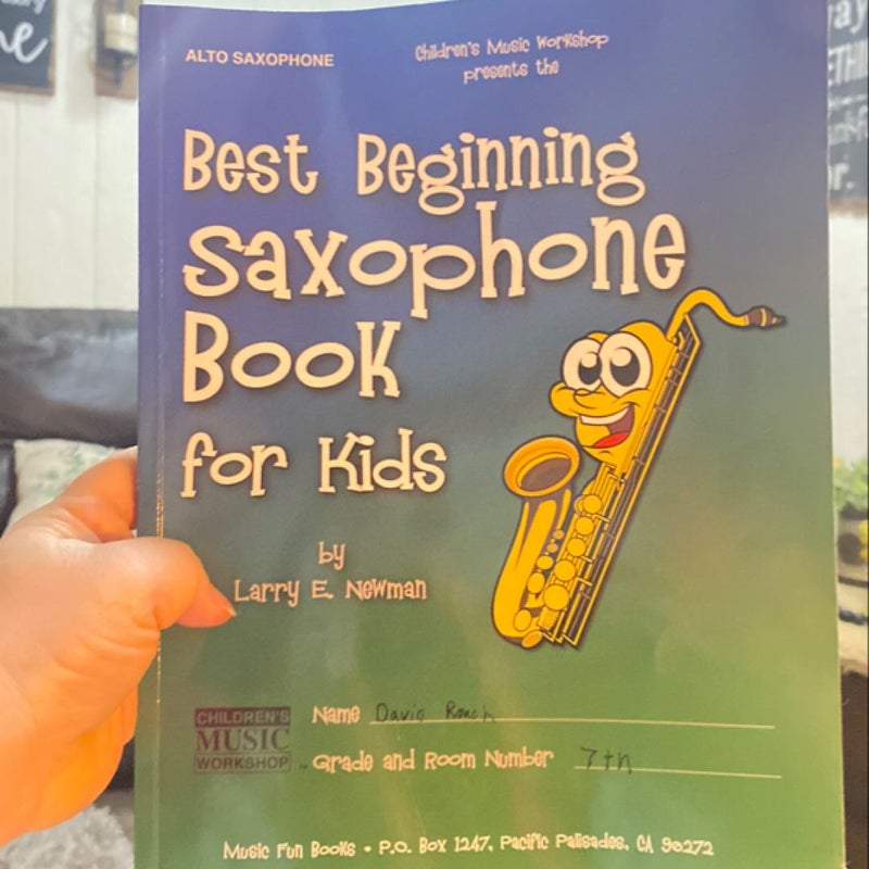 Best Beginning Saxophone Book for Kids