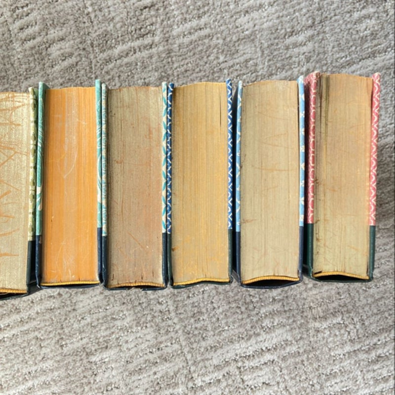 Muted Rainbow Reader’s Digest Condensed Books 