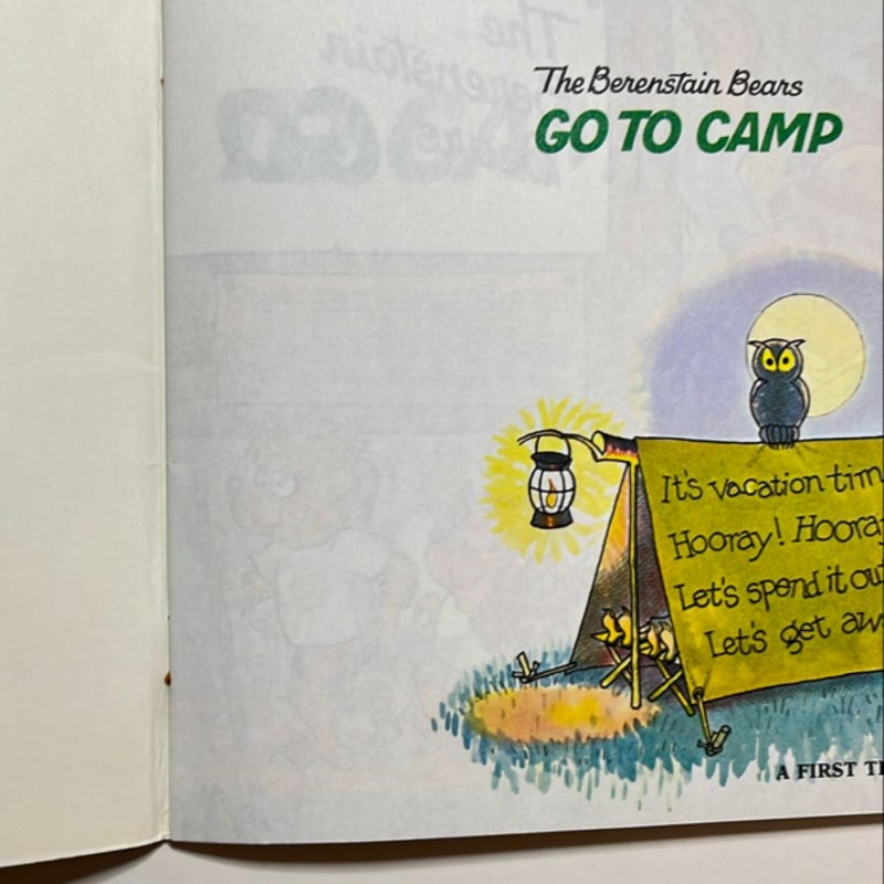 The Berenstain Bears Go to Camp