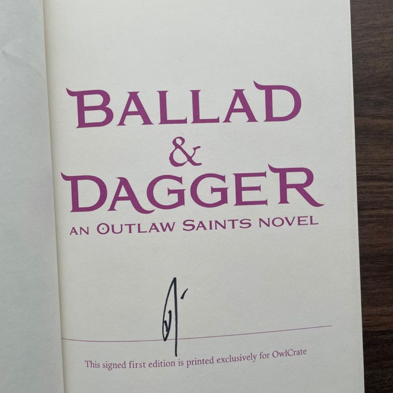 Ballad & Dagger 