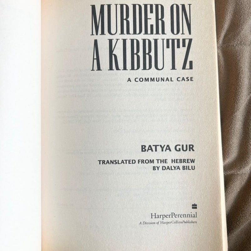 Murder on a Kibbutz