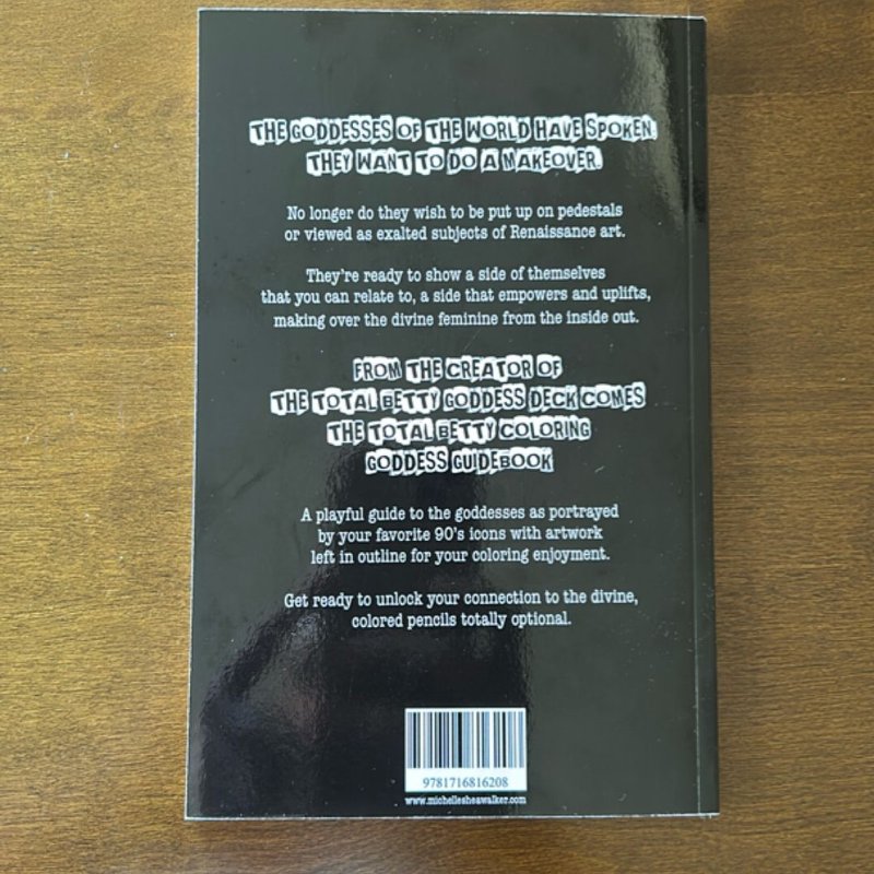 Total Betty Goddess deck and coloring guidebook