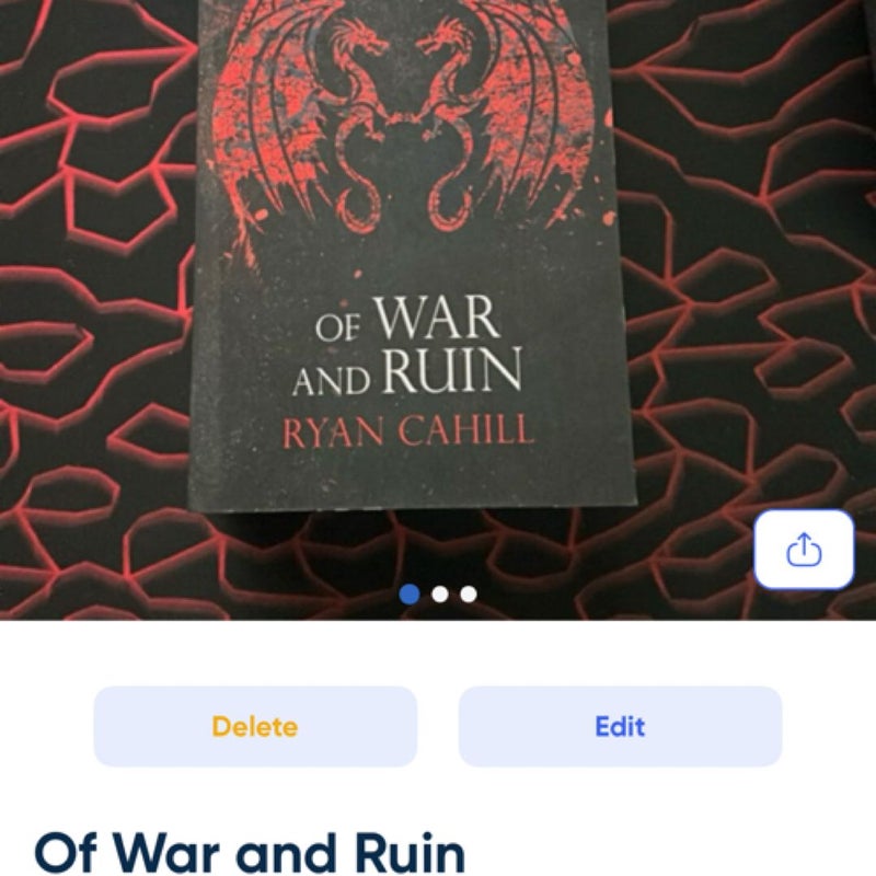 Of Blood and Fire (hold for rayofbooks)  3 books