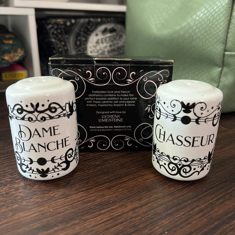 Owlcrate Serpent & Dove Salt and Pepper Shakers