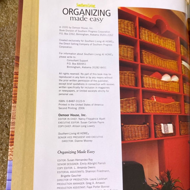 Southern Living Organizing Made Easy