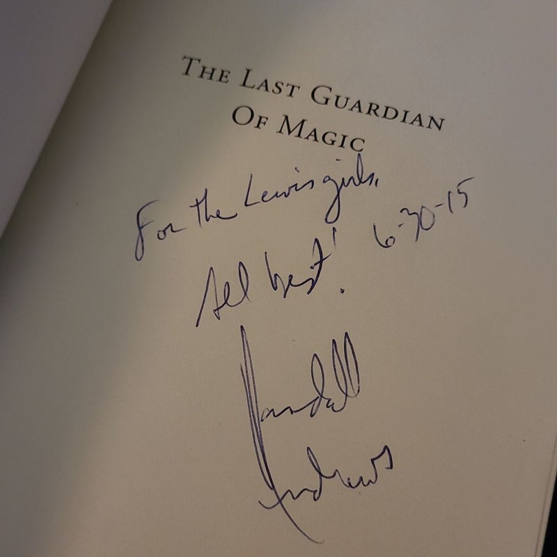 *Signed* The Last Guardian of Magic