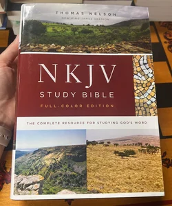NKJV Study Bible Full-Color Red Letter Edition