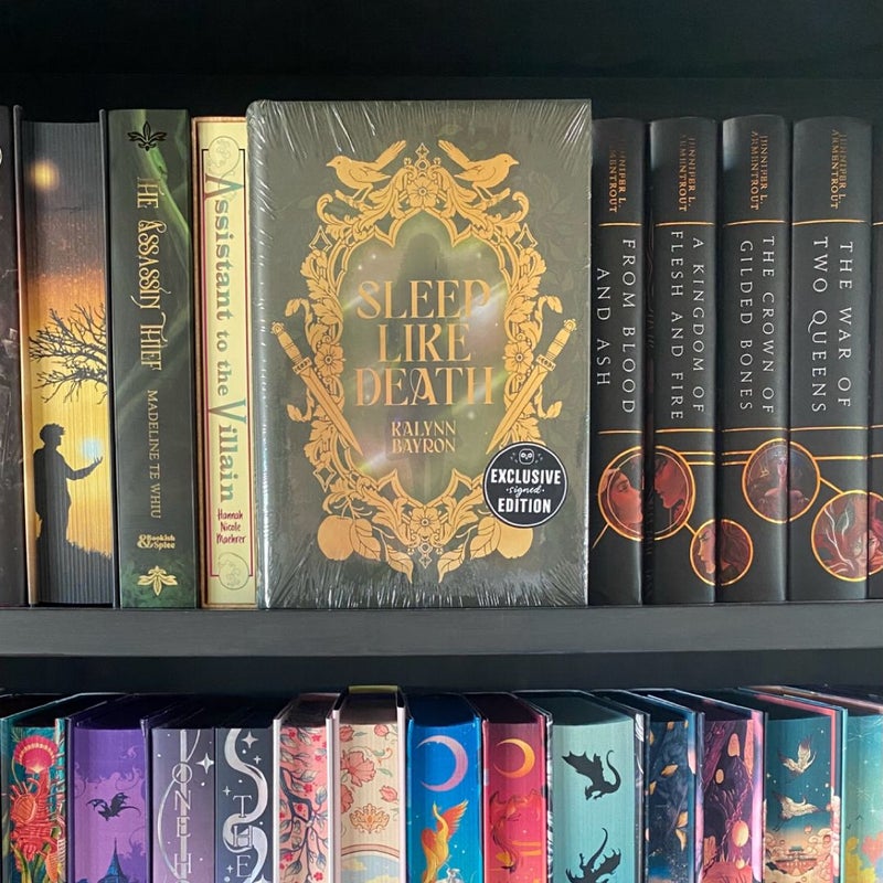Sleep Like Death Owlcrate Exclusive Signed Edition