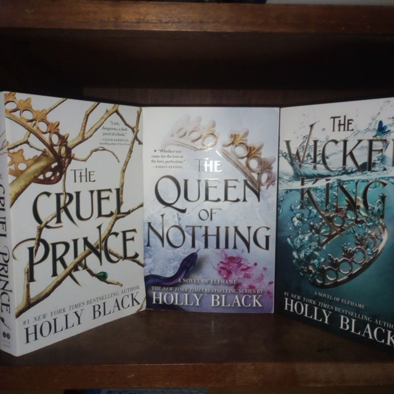 The Cruel Prince series books ( 1 - 3 )