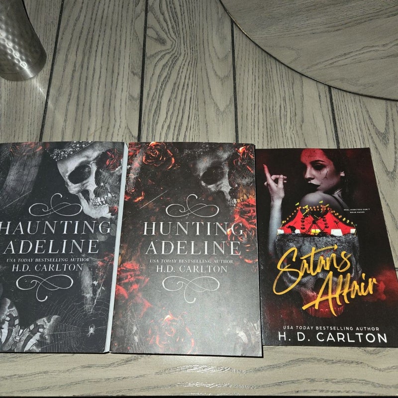 Haunting Adeline, Hunting Adeline, and Satans Affair