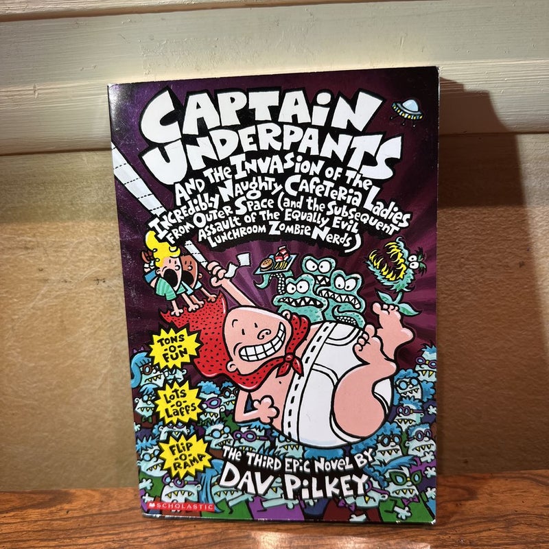 Captain Underpants The 2nd, 3rd, 4th and 8th Epic Novel