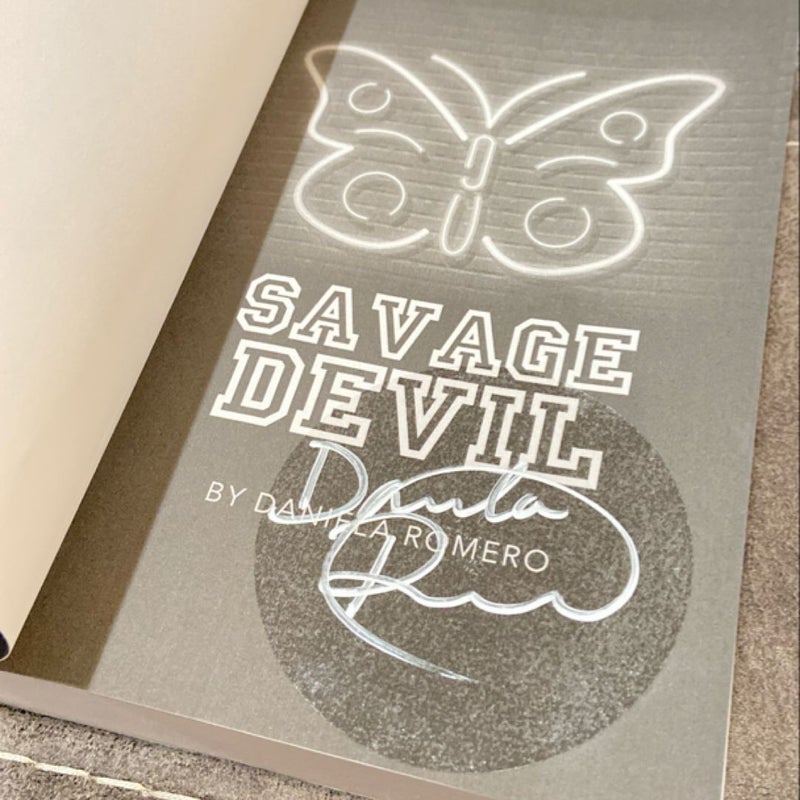 Savage Devil - Signed Bookplate
