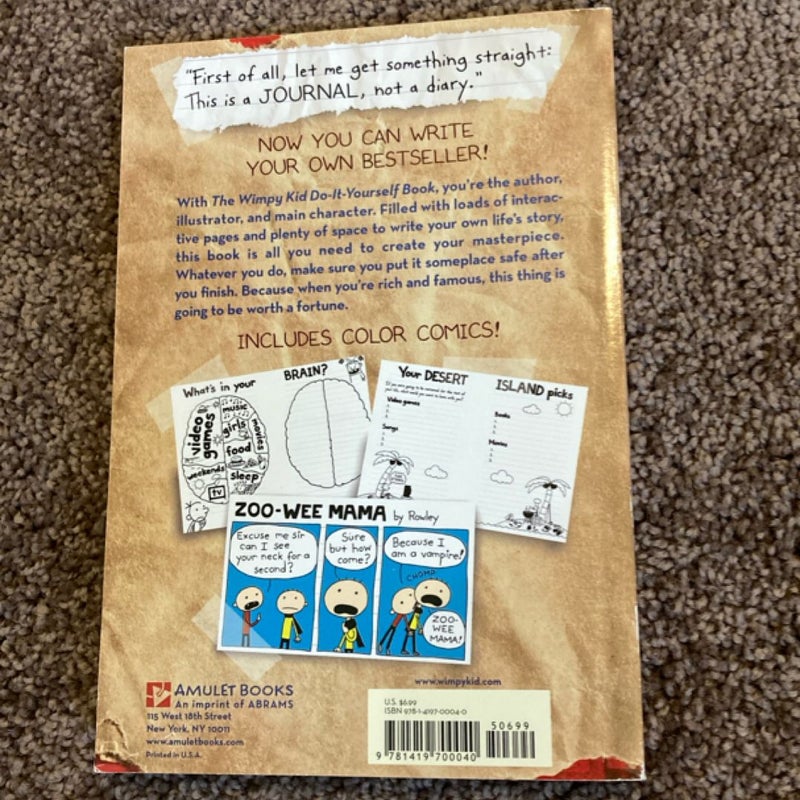 The Wimpy Kid do it yourself book