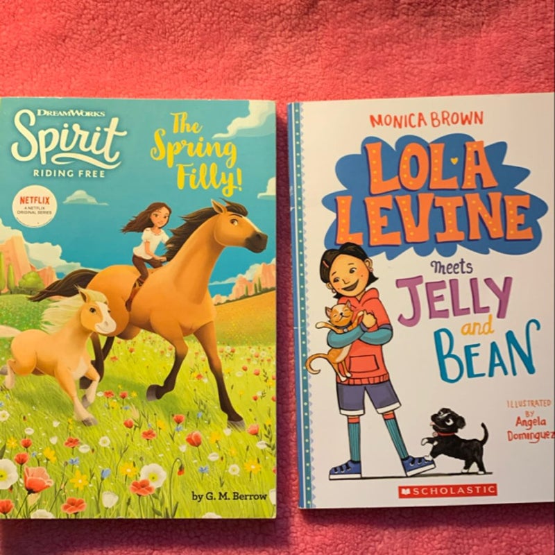 Children’s Chapter Book Bundle- Spirit Riding Free & Lola Levine meets Jelly and Bean 🫘 