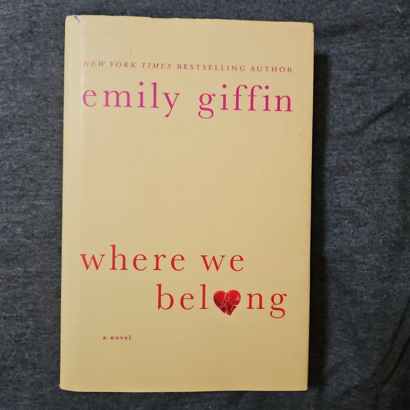 Where We Belong